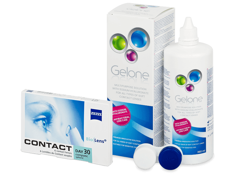 Carl Zeiss Contact Day 30 Compatic 6 lentillas Liquido Gelone 360 ml Lentes de contacto.es